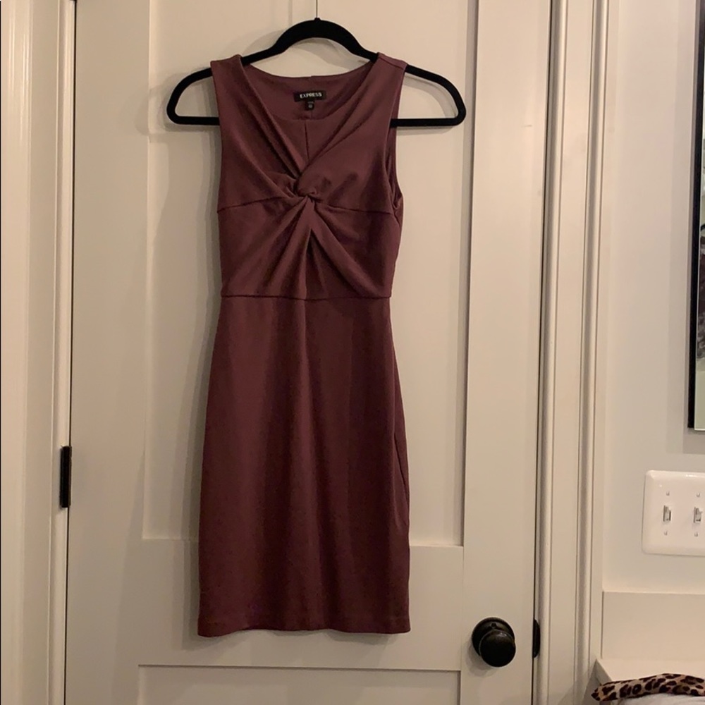 Express beautiful purple dress